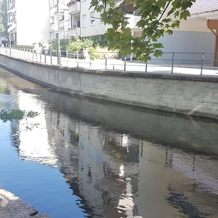 100M Zum Ulmer Muenster: 57M² Wohnung An Der Blau Экстерьер фото